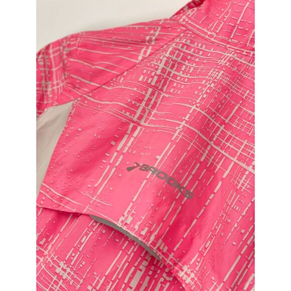 Brooks Pink Windbreaker Track Jacket Shelter Technology Women's Small-Medium K28 - Picture 10 of 15